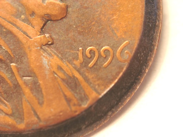 1996-Lincoln-Memorial-Cent---Commercial-Dryer-Damaged?